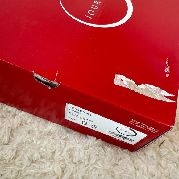 Journee Jester Knee High Boots Faux Suede Burgundy Size 9.5 - Picture 3 of 9